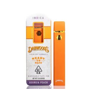 Dabwoods Full Gram Disposable Vape- Georgia Peach